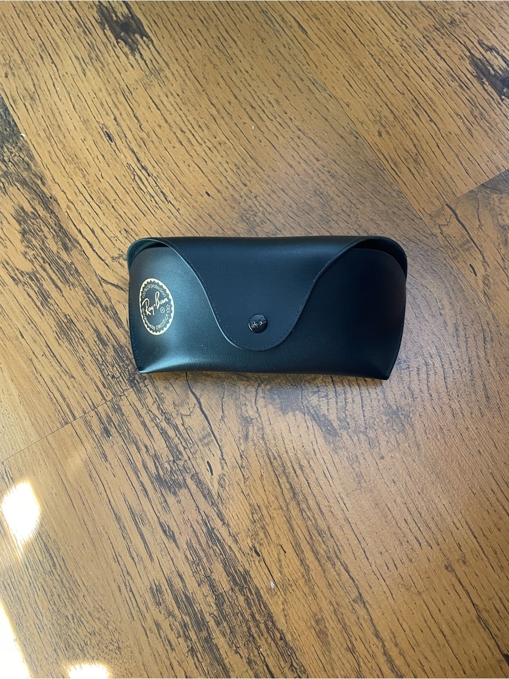 Ray-Ban Black Gloss Wrap Sunglasses with Black Case - Picture 6 of 6
